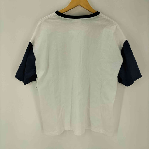 ジェニュインマーチャンダイズ GENUINE MERCHANDISE MLB メジャーリーグベースボール 別注 ワッペン刺繍 ビッグシルエット 半袖 Tシャツ メンズ import:M