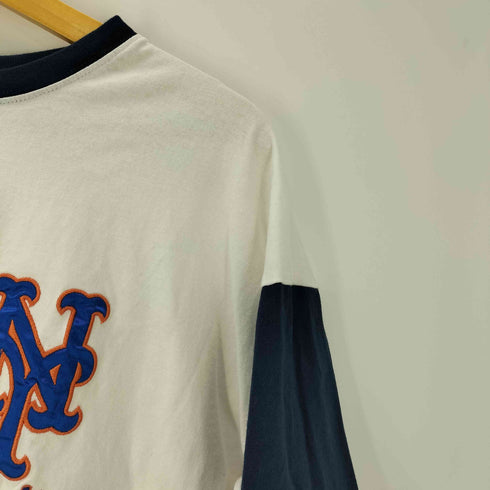 ジェニュインマーチャンダイズ GENUINE MERCHANDISE MLB メジャーリーグベースボール 別注 ワッペン刺繍 ビッグシルエット 半袖 Tシャツ メンズ import:M