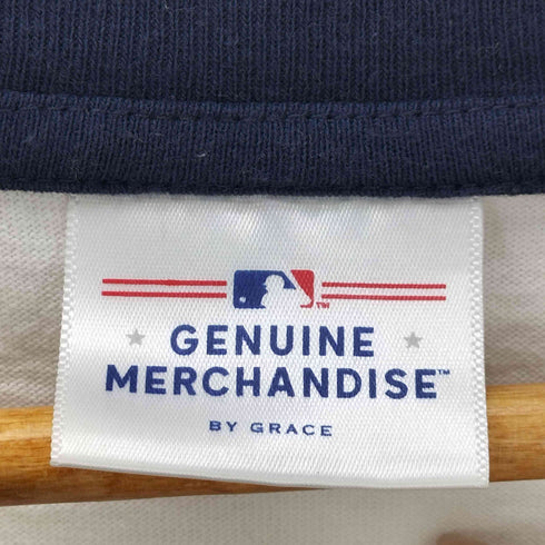 ジェニュインマーチャンダイズ GENUINE MERCHANDISE MLB メジャーリーグベースボール 別注 ワッペン刺繍 ビッグシルエット 半袖 Tシャツ メンズ import:M