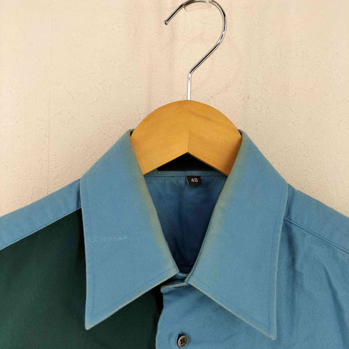 ザンダーゾウ XANDER ZHOU 18SS ブロックシャツ メンズ 48