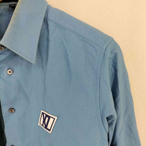 ザンダーゾウ XANDER ZHOU 18SS ブロックシャツ メンズ 48