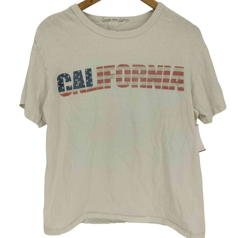 ジャクソンマティス JACKSON MATISSE 裏地スマイルプリント 星条旗 国名 シングルステッチ プリント S/S Tシャツ メンズ