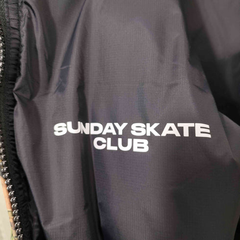 SUNDAY SKATE CLUB ダウンベスト リアルツリー柄 リバーシブル メンズ