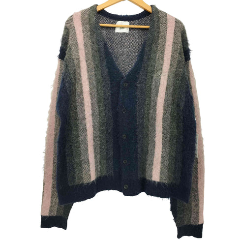 ヤンガーソング Younger Song mulch stripe mohair cardigan メンズ