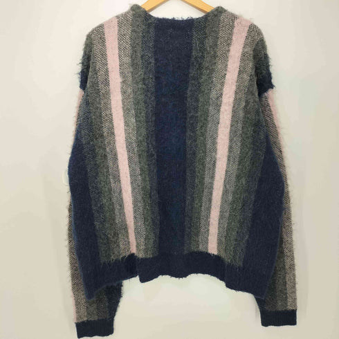 ヤンガーソング Younger Song mulch stripe mohair cardigan メンズ