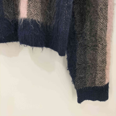ヤンガーソング Younger Song mulch stripe mohair cardigan メンズ