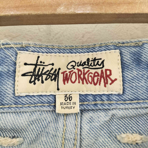 ステューシー Stussy 21AW Denim Double Knee Pant ダブルニー デニム パンツ メンズ 36