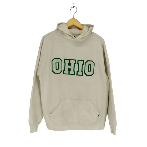 ラッセルアスレチック RUSSELL ATHLETIC 90s- USA製 OHIO フロント刺繍プルオーバーパーカー メンズ XL