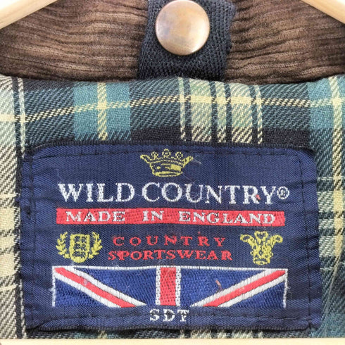 WILD COUNTRY MADE IN ENGLAND 裏地チェックオイルドジャケット メンズ