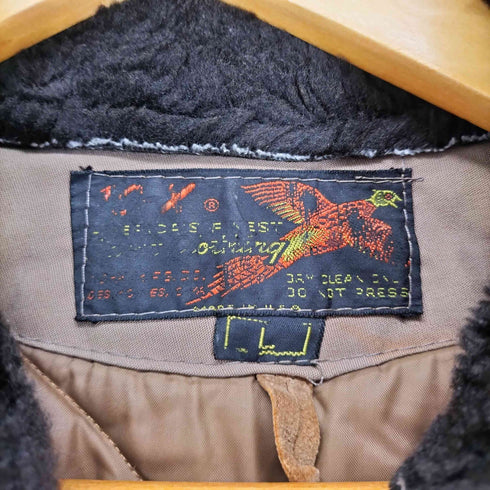 AMERICA'S FINEST 60s- TALONジップ 襟ボアハンティングジャケット メンズ L