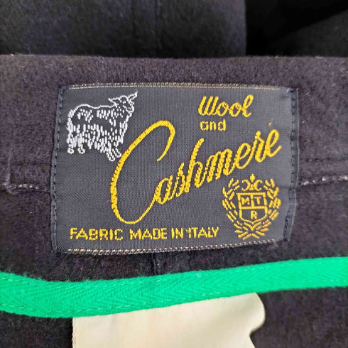 miniyu イタリア製生地 カシミヤ混ロングコート レディース