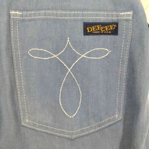 ディーシー DEECEE 80s USA製 バックポケット刺繍フレアパンツ メンズ 34/34