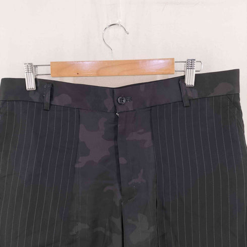 ブラックコムデギャルソン BLACK COMME des GARCONS AD2018 レイヤード ワイド ショーツ メンズ JPN:XL