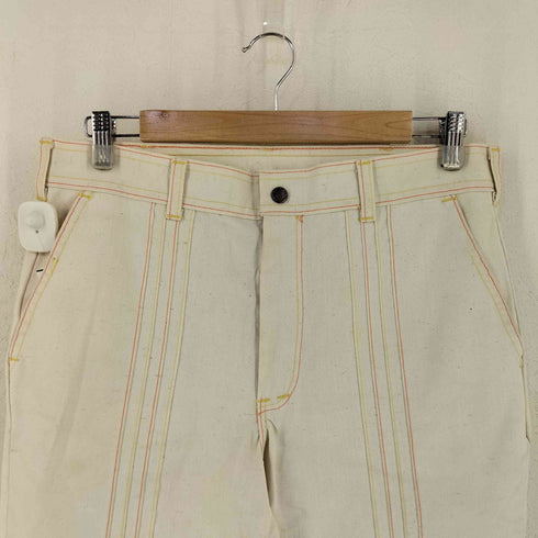 TARONジップ タックデザイン リネン パンツ メンズ