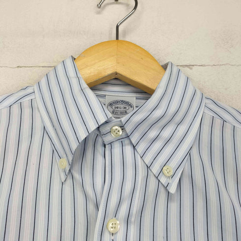 ブルックスブラザーズ BROOKS BROTHERS ストライプボタンダウンシャツ レディース 14 1/2-31