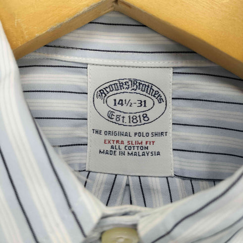 ブルックスブラザーズ BROOKS BROTHERS ストライプボタンダウンシャツ レディース 14 1/2-31