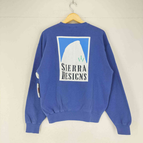 シェラデザイン SIERRA DESIGNS 90s 3本木 バックロゴプリントスウェット メンズ JPN:L