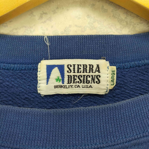 シェラデザイン SIERRA DESIGNS 90s 3本木 バックロゴプリントスウェット メンズ JPN:L