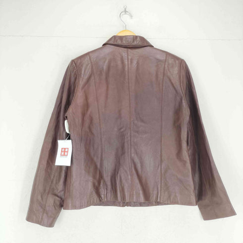 Juliet Michelle REAL CUERO ジップレザージャケット レディース JPN:XL