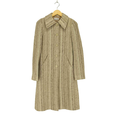 アニエスベー agnes b. 90s フランス製ウールステンカラーコート レディース FR:36