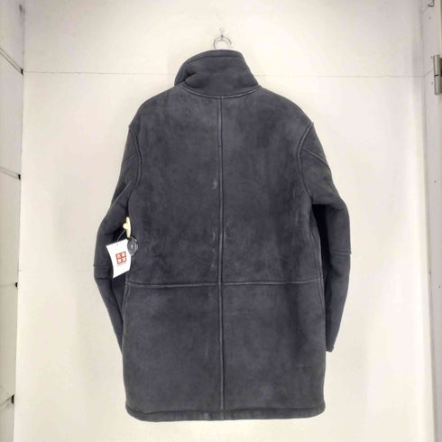 アクアスキュータム AQUASCUTUM sheepskin ムートンカーコート メンズ UK:40