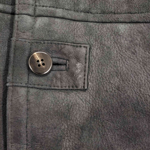 アクアスキュータム AQUASCUTUM sheepskin ムートンカーコート メンズ UK:40