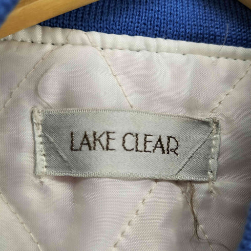 LAKE CLEAR 90s サテンジップブルゾン メンズ