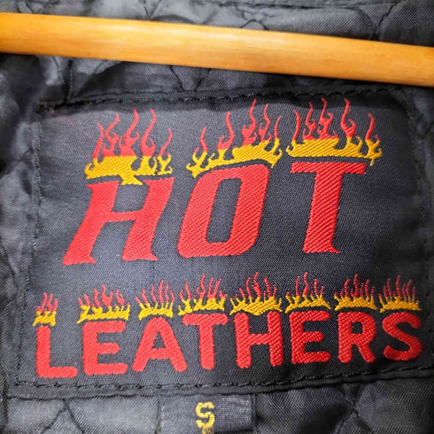 HOT LEATHERS ラインシングルライダースジャケット レディース JPN:S