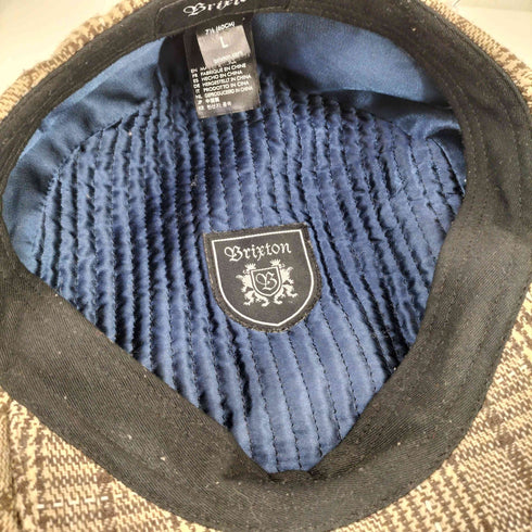 ブリクストン Brixton 千鳥 チェック柄 キャスケット メンズ 60cm