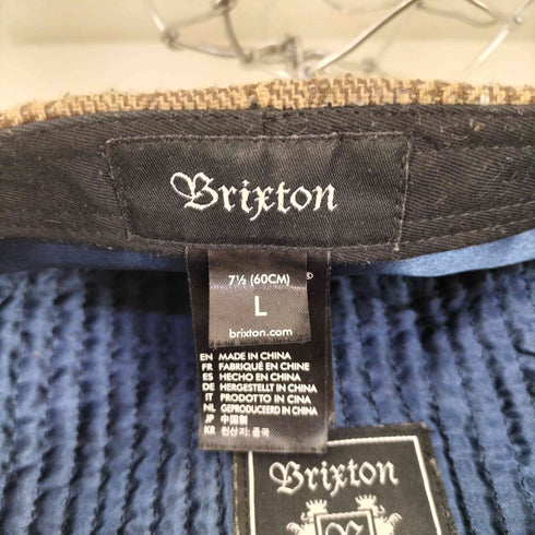 ブリクストン Brixton 千鳥 チェック柄 キャスケット メンズ 60cm