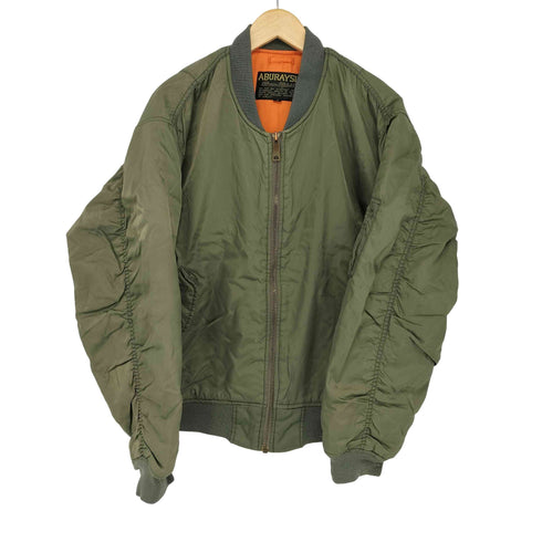 アブレイシア ABURAYSIA YBSジップ MA-1 フライトジャケット メンズ JPN:L