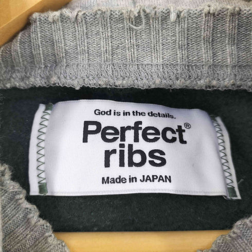 PERFECT RIBS パッチカスタム プルオーバー パーカー メンズ