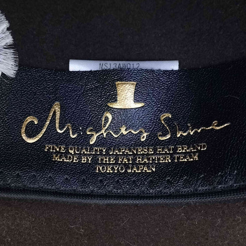 マイティーシャイン Mighty Shine 中折れ リボン ハット メンズ