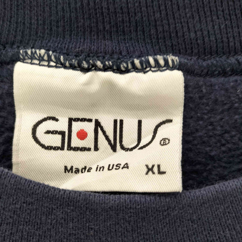 90S GENUS USA製 WESTERN RESERVVE UNIVERSITY アーチロゴ プリント スウェット メンズ import:XL