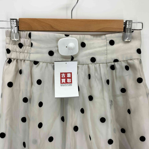 アプワイザーリッシェ Apuweiser riche フロッキードットスカート レディース 1