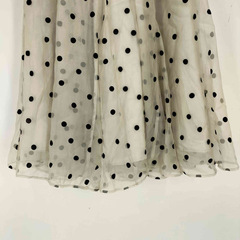 アプワイザーリッシェ Apuweiser riche フロッキードットスカート レディース 1