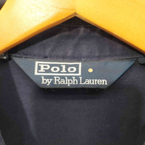 ポロバイラルフローレン Polo by RALPH LAUREN 90s 三角タグ ポニー刺繍 スイングトップ チンストラップ メンズ import:L