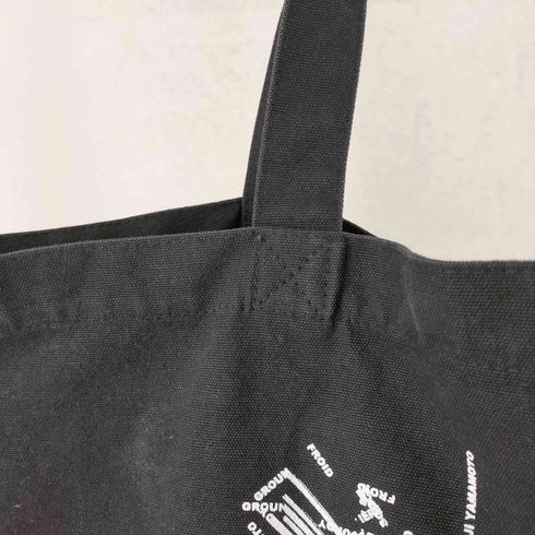 グラウンドワイ Ground Y ロゴプリント キャンバストートバッグ メンズ
