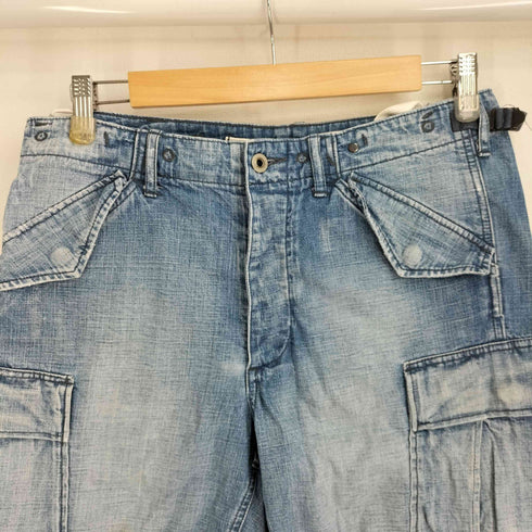 デニムアンドサプライラルフローレン DENIM&SUPPLY RALPH RAUREN カットオフ デニム カーゴショーツ メンズ US:30-31