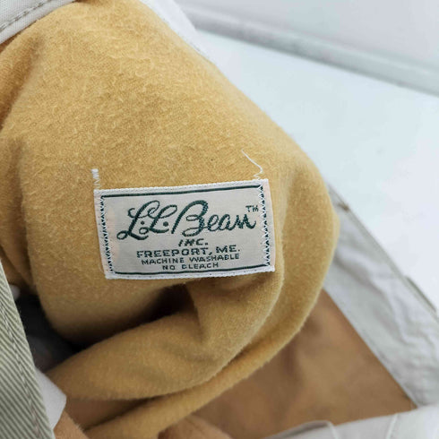 エルエルビーン L.L.Bean 70S 筆記体タグ シャモワクロス チノ パンツ ワイドテーパード メンズ