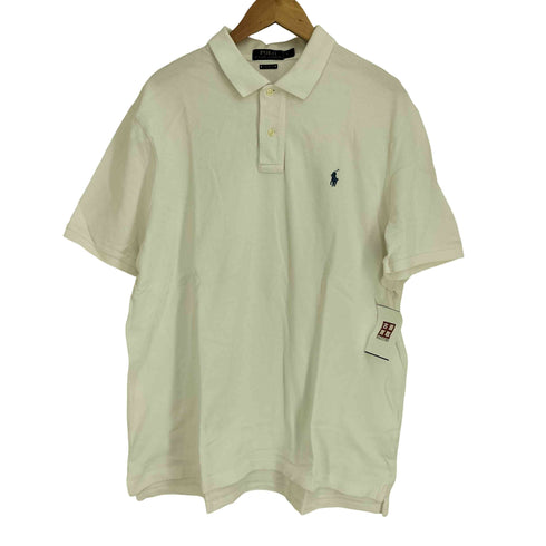 ポロラルフローレン POLO RALPH LAUREN 鹿の子 ポニー刺繍 S/S ポロシャツ メンズ import:L