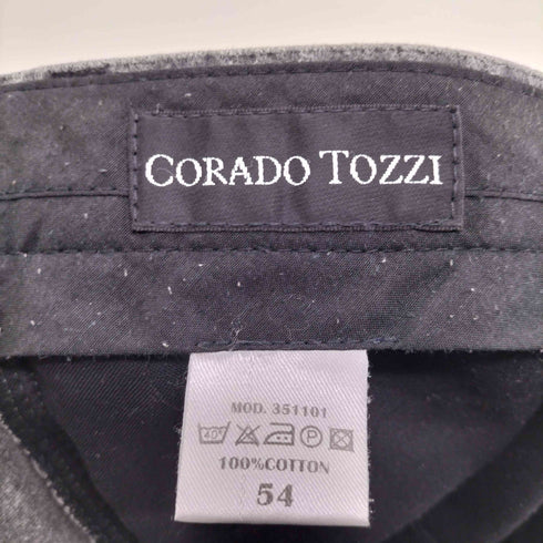 CORADO TOZZI スウェードライク ストレート パンツ メンズ 54