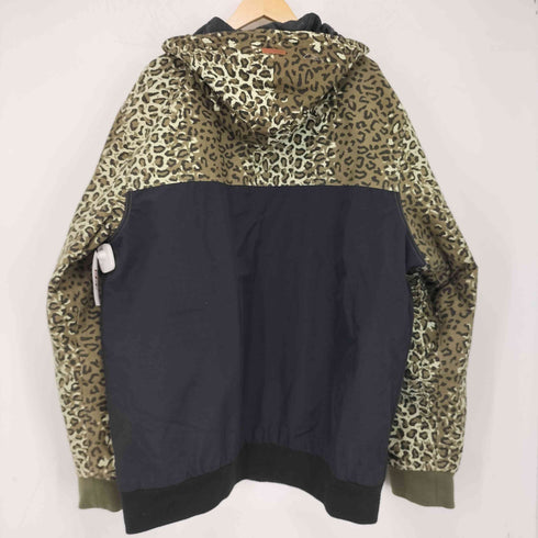 ロカウェア Rocawear 中綿 レオパード柄 ジップアップブルゾン フーディ ジャケット メンズ 3XL