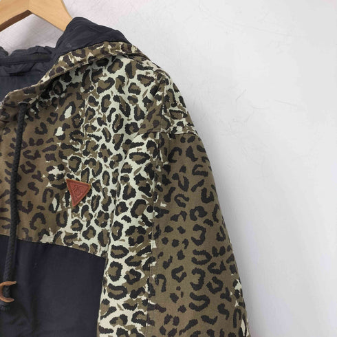 ロカウェア Rocawear 中綿 レオパード柄 ジップアップブルゾン フーディ ジャケット メンズ 3XL