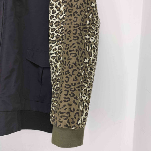 ロカウェア Rocawear 中綿 レオパード柄 ジップアップブルゾン フーディ ジャケット メンズ 3XL