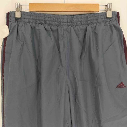アディダス adidas 08S スリーストライプ サイドライン ワンポイント トレフォイルロゴ イージー ナイロン パンツ メンズ JPN:XL