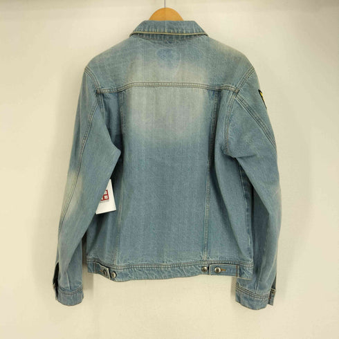 星刻印ボタン デニム トラッカージャケット メンズ