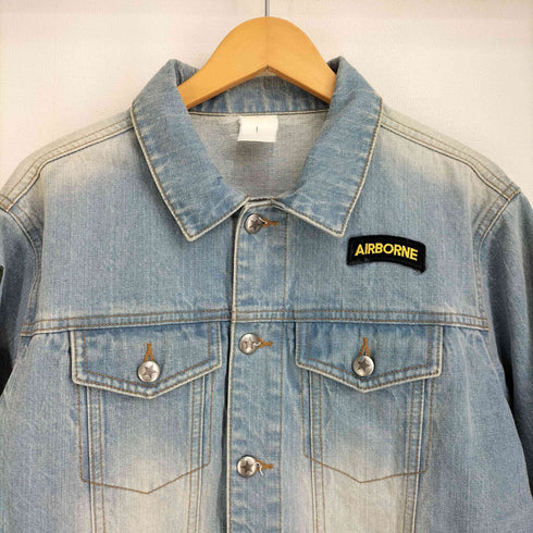 星刻印ボタン デニム トラッカージャケット メンズ