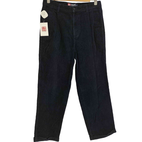 チャップスラルフローレン CHAPS RALPH LAUREN 90S-00S 2タック 太畝 コーデュロイ パンツ メンズ W32 L30