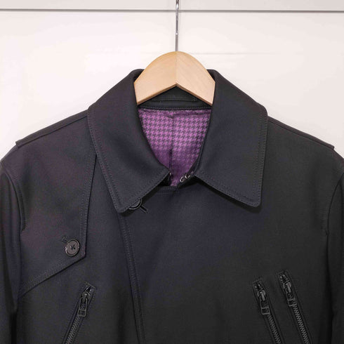 モダリトルノ moda ritorno マルチジップ ステンカラーコート ビジネスコート メンズ LL